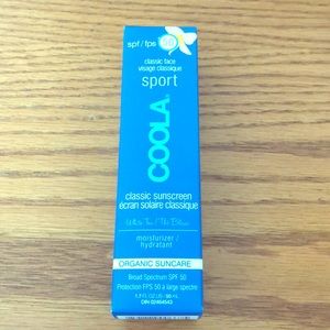 NIB COOLA Face Sport SPF 50 White Tea Moisturizer
